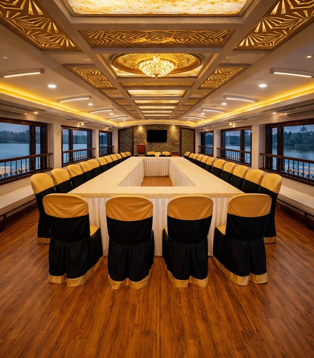 Upper deck lounge panorama