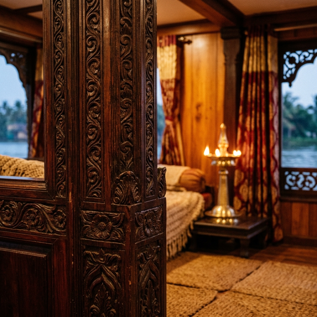 Handcrafted wood details